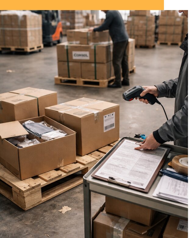 Сборные грузы из Китая: доставка, склад и таможня от 18387