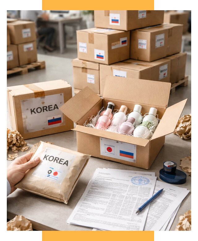 Доставка косметики из Кореи от 8683 р. под ключ | СетСервис-Ртщ