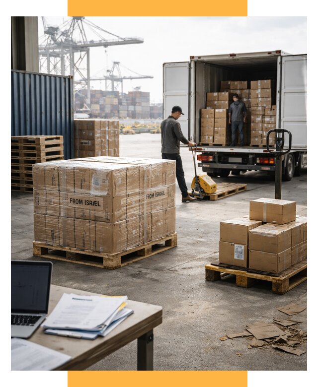 Доставка грузов из Израиля от 15323 р., логистика от СетСервис-Ртщ