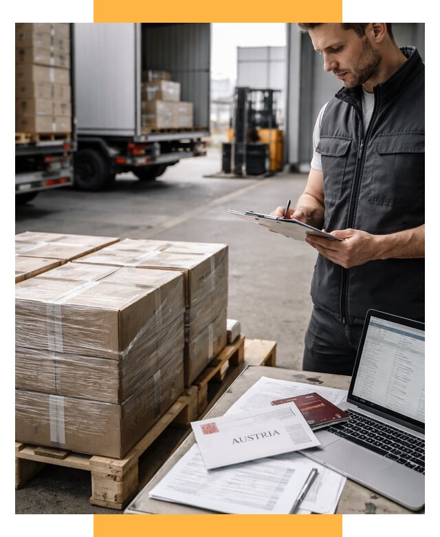 Доставка в Австрию от 66398 р. Логистика и экспорт СетСервис-Ртщ