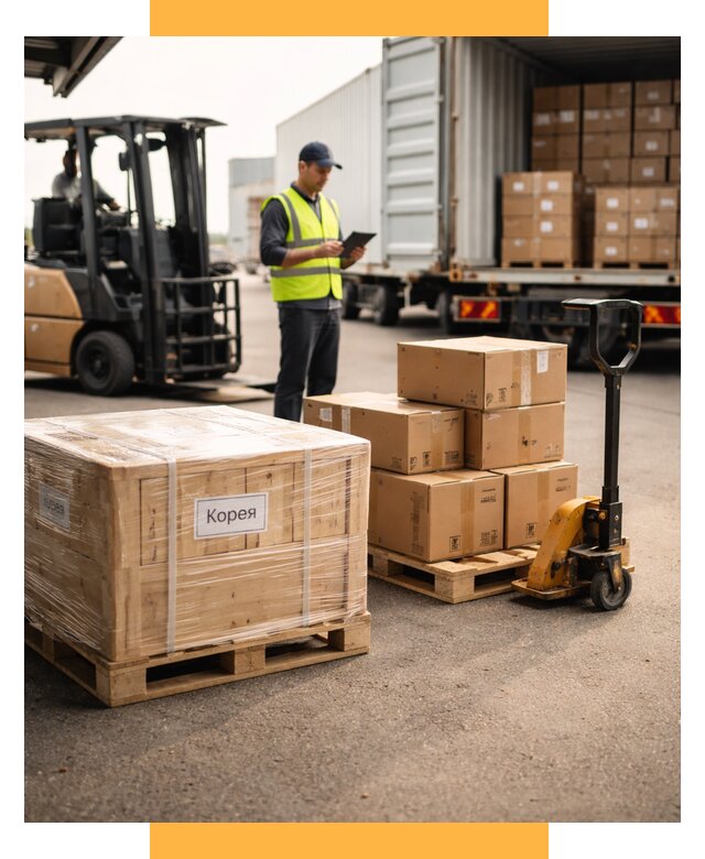 Доставка грузов в Корею из России от 35753 р. | СетСервис-Ртщ