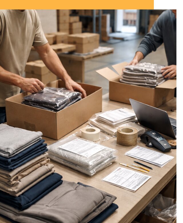 Перевозка одежды по миру от 7661 руб. с таможенным оформлением