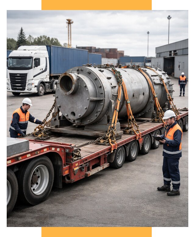 Перевозка тяжеловесных грузов под ключ от 153225 р. | СетСервис-Ртщ