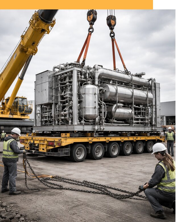 Перевозка тяжеловесных грузов по миру от 153225 руб