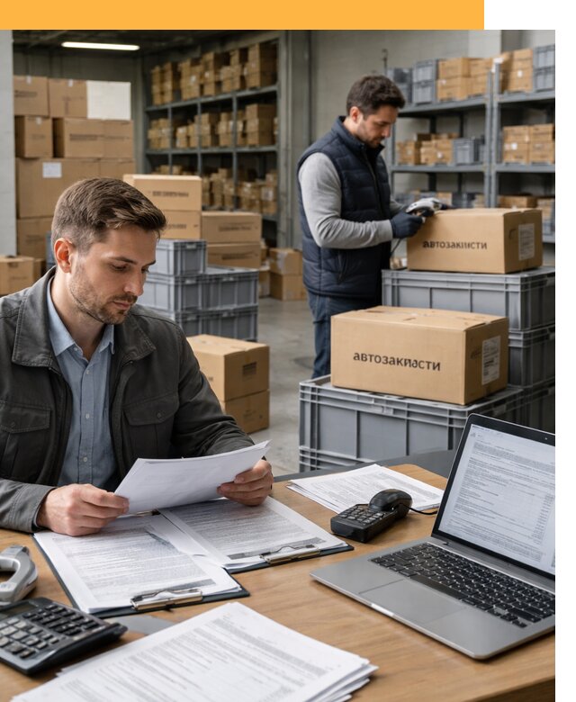 Таможенное оформление автозапчастей по выгодным тарифам от 8683
